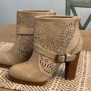 Tan Half Boots